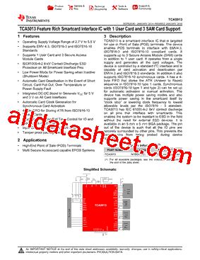 texas instruments smart card reader|TCA5013 data sheet, product information and support .